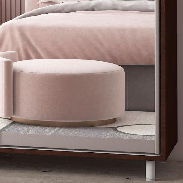 Dulap pentru haine Glisant Mobildor-Lux ARON P 1000 K2 2226 100 x 60 x 220 / DSP / Wenghe photo 5