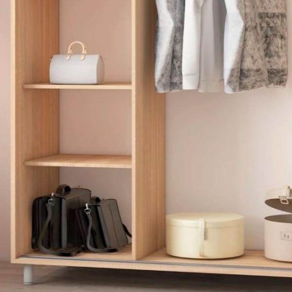 Dulap pentru haine Glisant Mobildor-Lux Aron P 1000 K2 3025 100 x 60 x 220 / DSP / Stejar Sonoma photo 8 Dulap pentru haine Glisant Mobildor-Lux Aron P 1000 K2 3025 100 x 60 x 220 / DSP / Stejar Sonoma photo 8