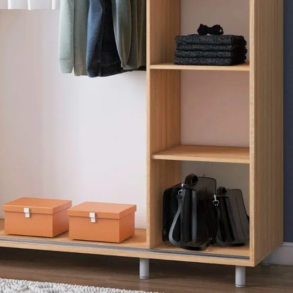 Dulap pentru haine Glisant Mobildor-Lux Aron P 1900 K2 3025 190 x 60 x 220 / DSP / Stejar Sonoma photo 7