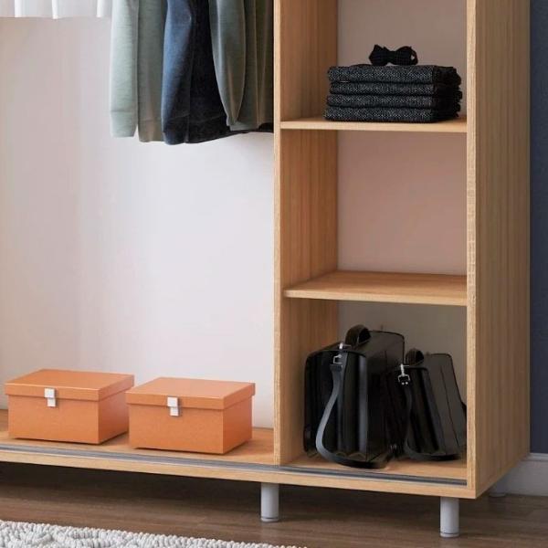 Dulap pentru haine Glisant Mobildor-Lux Aron P 1900 K2 3025 190 x 60 x 220 / DSP / Stejar Sonoma photo 7