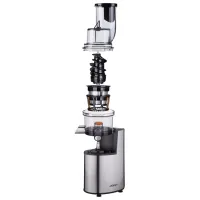 Storcator de fructe Ardesto JEG-1330SL Cu melc/ 200 W/ Black Inox photo 4