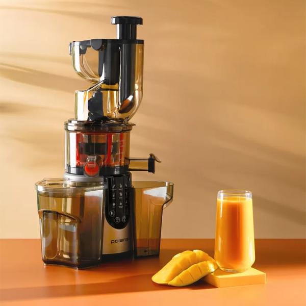 Storcator de fructe Polaris PSJ0601 Cu melc/ 600 W/ Black Inox photo 6