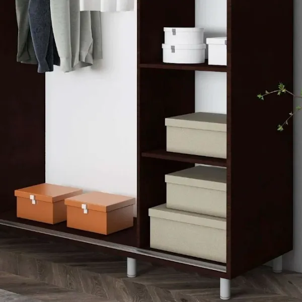 Гардероб Раздвижной Mobildor-Lux Aron P 2000 K2 2226 200 x 60см x 220 / ДСП / Венге photo 4