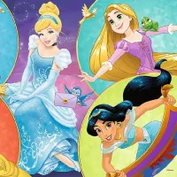 Puzzle 2D Trefl 100 Meet Sweet Princesses 5+/ Numărul de piese: 100 photo 4