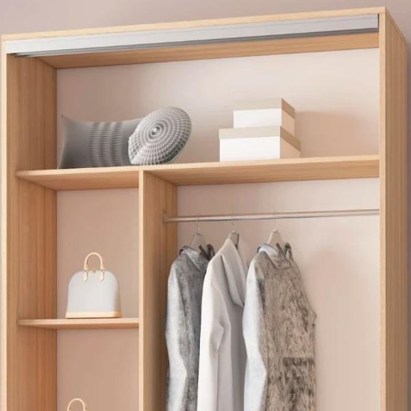 Dulap pentru haine Glisant Mobildor-Lux ARON P 1200 K3 3025 120 x 60 x 220 / DSP / Stejar Sonoma photo 5 Dulap pentru haine Glisant Mobildor-Lux ARON P 1200 K3 3025 120 x 60 x 220 / DSP / Stejar Sonoma photo 5