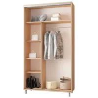 Dulap pentru haine Glisant Mobildor-Lux ARON P 1300 K3 3025 130 x 60 x 220 / DSP / Stejar Sonoma photo 2