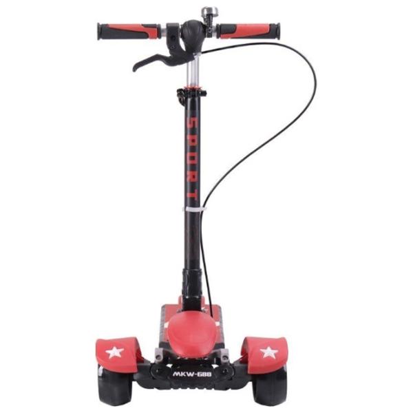 Детский трёхколёсный самокат Mikawei MKW-688 (00-00643065) 80 кг/ Красный photo 2