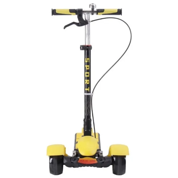 Детский трёхколёсный самокат Mikawei MKW-688 (00-00643079) 80 кг/ Желтый photo 2