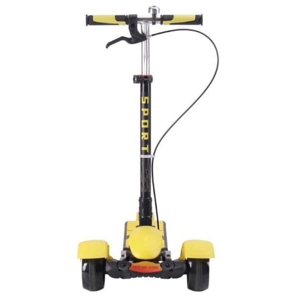 Детский трёхколёсный самокат Mikawei MKW-688 (00-00643079) 80 кг/ Желтый photo 2