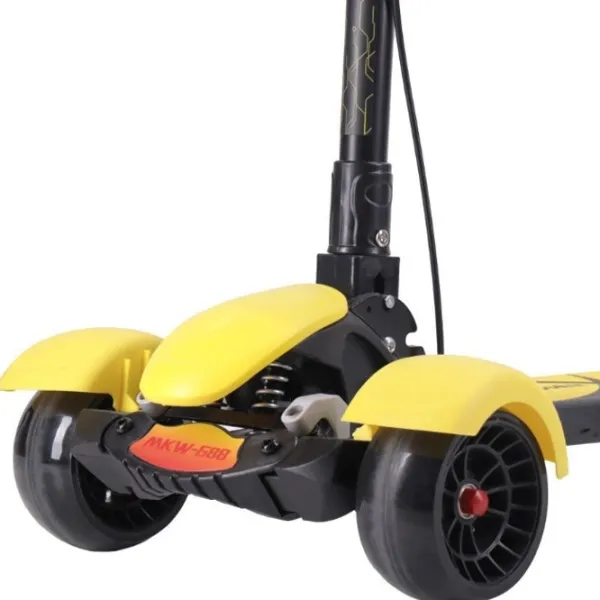 Детский трёхколёсный самокат Mikawei MKW-688 (00-00643079) 80 кг/ Желтый photo 7