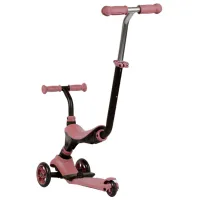 Trotinetă pentru copii cu trei roți Qplay Sema (00-00652728) 50 kg/ Pink photo 3