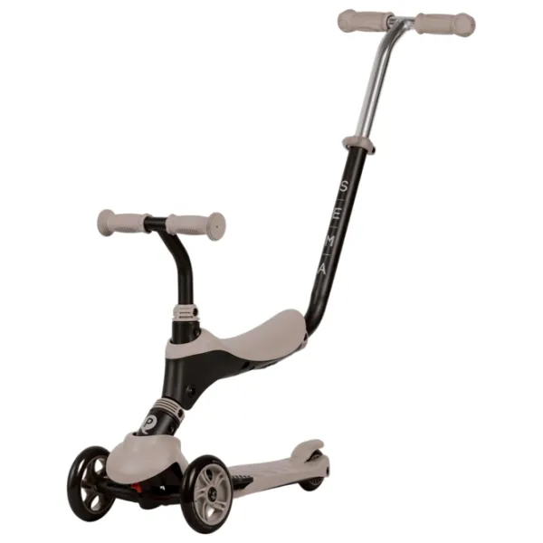 Trotinetă pentru copii cu trei roți Qplay Sema (00-00630333) 50 kg/ Beige photo 2