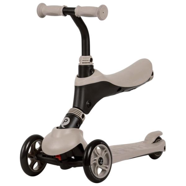 Trotinetă pentru copii cu trei roți Qplay Sema (00-00630333) 50 kg/ Beige photo 4