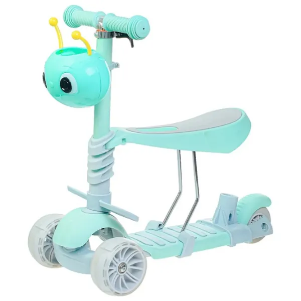 Детский трёхколёсный самокат 4Play Snail (00-00643041) 25 кг/ Мятный photo 3