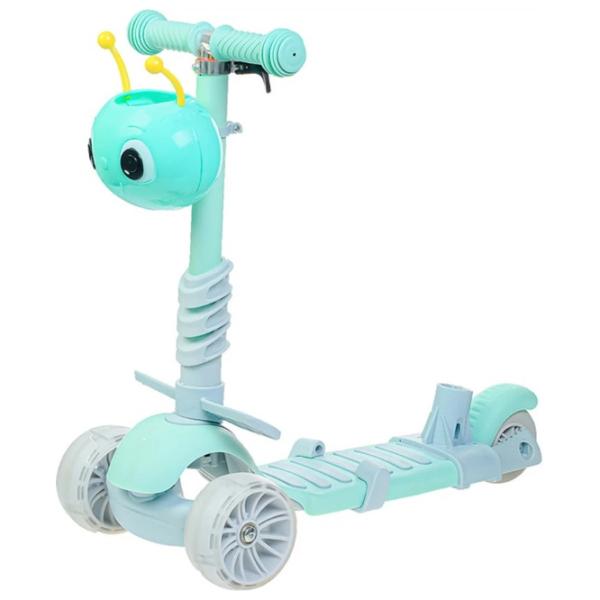 Детский трёхколёсный самокат 4Play Snail (00-00643041) 25 кг/ Мятный photo 4