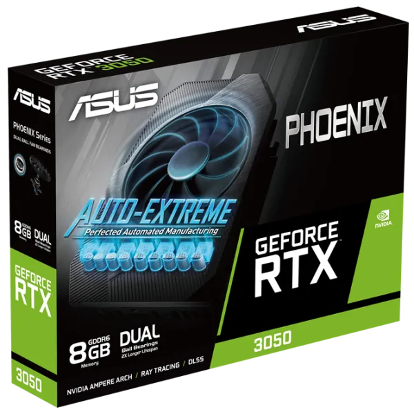 Видеокарта Asus GeForce RTX 3050 Phoenix PCI Express 4.0 / 8 ГБ photo 7 Видеокарта Asus GeForce RTX 3050 Phoenix PCI Express 4.0 / 8 ГБ photo 7