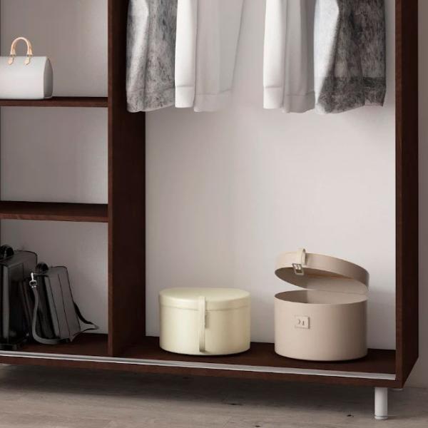 Dulap pentru haine Glisant Mobildor-Lux ARON P 1000 K3 2226 100 x 60 x 220 / DSP / Wenghe photo 6