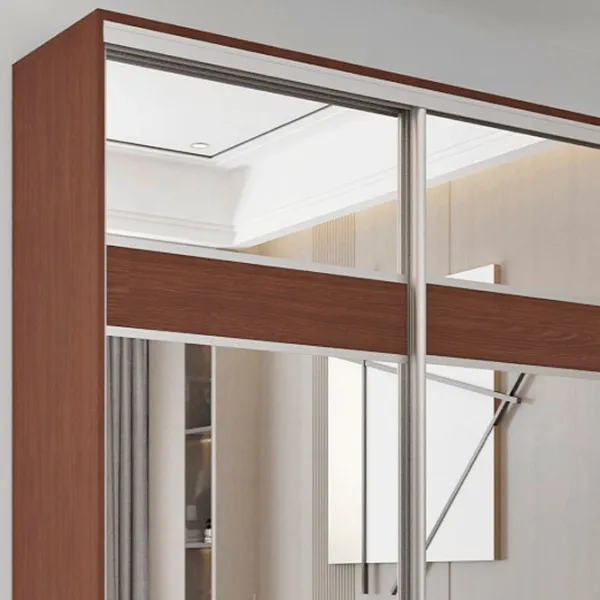 Гардероб Раздвижной Mobildor-Lux ARON P 1700 K3 2226 170 x 60см x 220 / ДСП / Венге photo 3