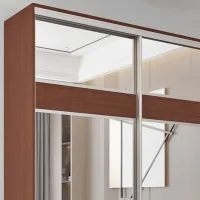 Dulap pentru haine Glisant Mobildor-Lux ARON P 2000 K3 2226 200 x 60 x 220 / DSP / Wenghe photo 3