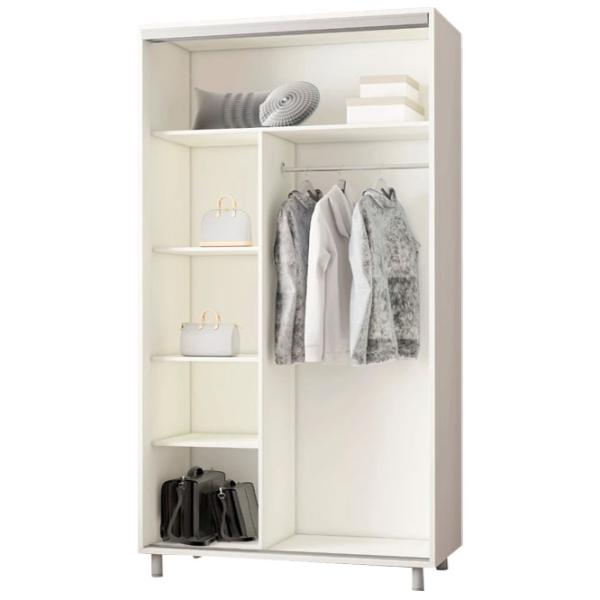 Dulap pentru haine Glisant Mobildor-Lux ARON P 1600 K 8681 160 x 60 x 220 / DSP / Alb briliant photo 2 Dulap pentru haine Glisant Mobildor-Lux ARON P 1600 K 8681 160 x 60 x 220 / DSP / Alb briliant photo 2