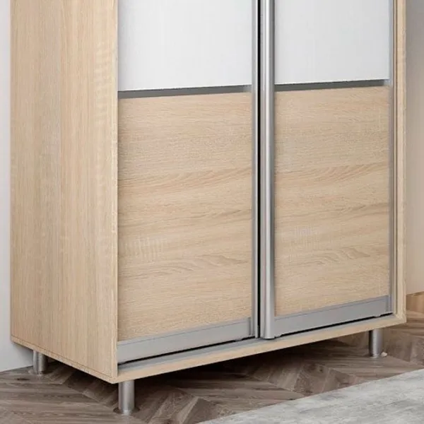Dulap pentru haine Glisant Mobildor-Lux ARON P 1000 K 3025 100 x 60 x 220 / DSP / Stejar Sonoma photo 3