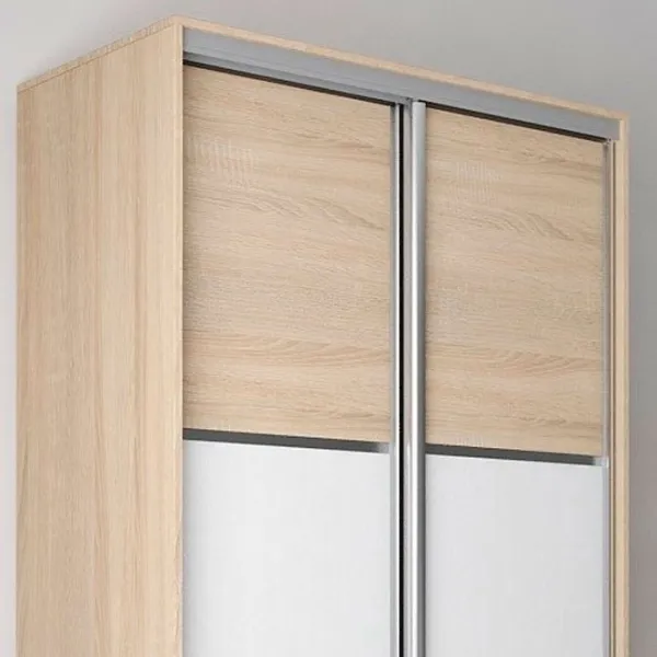 Dulap pentru haine Glisant Mobildor-Lux ARON P 1000 K 3025 100 x 60 x 220 / DSP / Stejar Sonoma photo 4