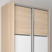 Dulap pentru haine Glisant Mobildor-Lux ARON P 1200 K 3025 120 x 60 x 220 / DSP / Stejar Sonoma photo 3