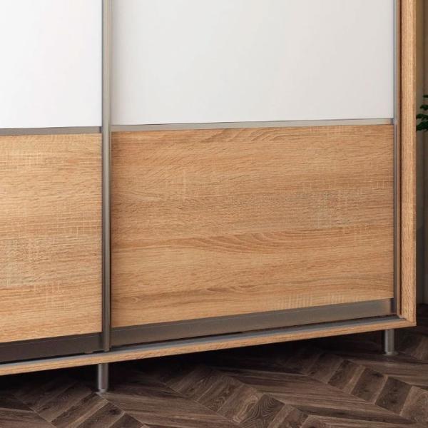 Dulap pentru haine Glisant Mobildor-Lux ARON P 1800 K 3025 180 x 60 x 220 / DSP / Stejar Sonoma photo 3