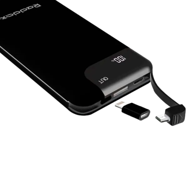 Power Bank Reddax CD01 12400 mAh/ Black photo 2