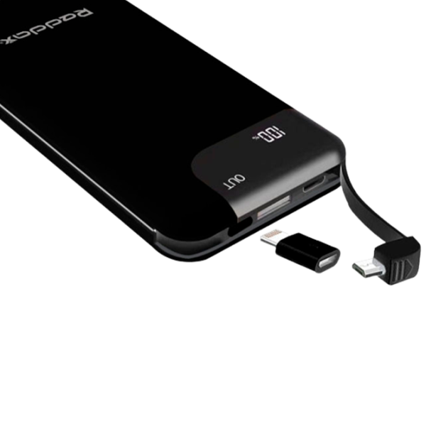 Power Bank Reddax CD01 12400 mAh/ Black photo 2