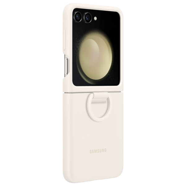 Чехол для смартфона Samsung Galaxy Z Flip 5 Samsung/ Back/ TPU/ Cream Белый photo 2 Чехол для смартфона Samsung Galaxy Z Flip 5 Samsung/ Back/ TPU/ Cream Белый photo 2