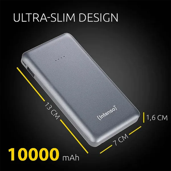 Power Bank Intenso Slim S10000 10000 мАч/ Grey photo 3