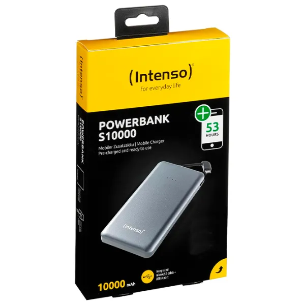 Power Bank Intenso Slim S10000 10000 мАч/ Grey photo 5