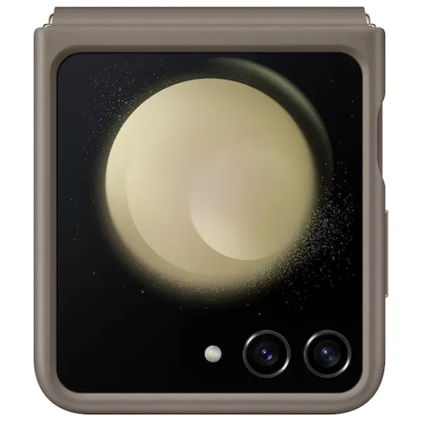 Чехол для смартфона Samsung Galaxy Z Flip 5 Samsung/ Back/ Кожа/ Этуп Коричневый photo 2