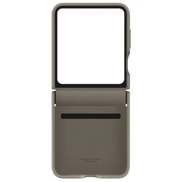 Чехол для смартфона Samsung Galaxy Z Flip 5 Samsung/ Back/ Кожа/ Этуп Коричневый photo 5