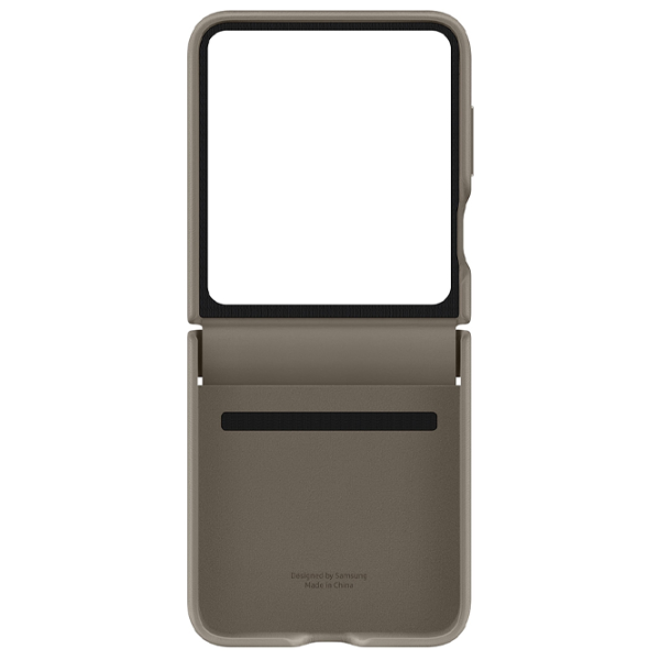 Чехол для смартфона Samsung Galaxy Z Flip 5 Samsung/ Back/ Кожа/ Этуп Коричневый photo 5