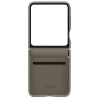 Husă pentru smartphone Samsung Galaxy Z Flip 5 Samsung/ Back/ Piele/ Etoupe Brown photo 5