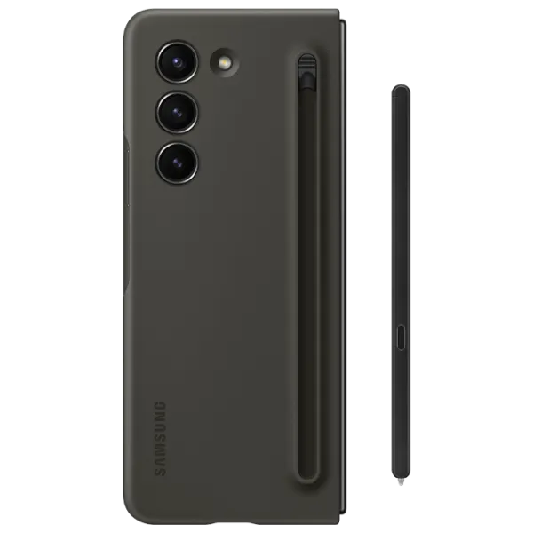 Чехол для смартфона Samsung Galaxy Z Fold 5 Samsung/ Back/ TPU/ Графитовый Черный photo 4