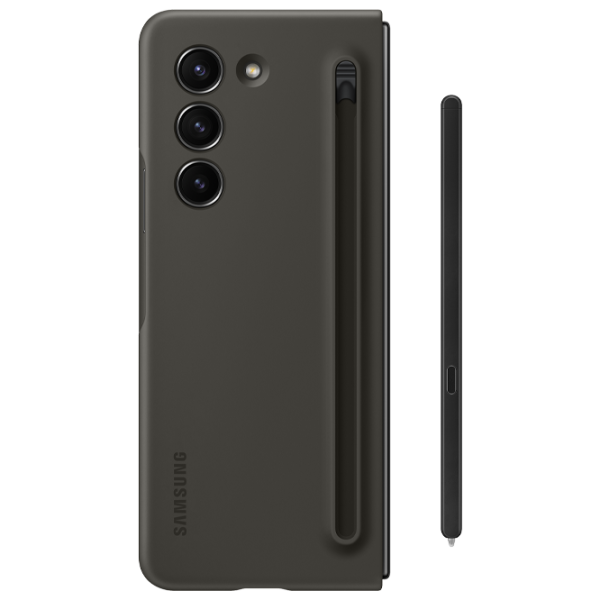 Чехол для смартфона Samsung Galaxy Z Fold 5 Samsung/ Back/ TPU/ Графитовый Черный photo 4