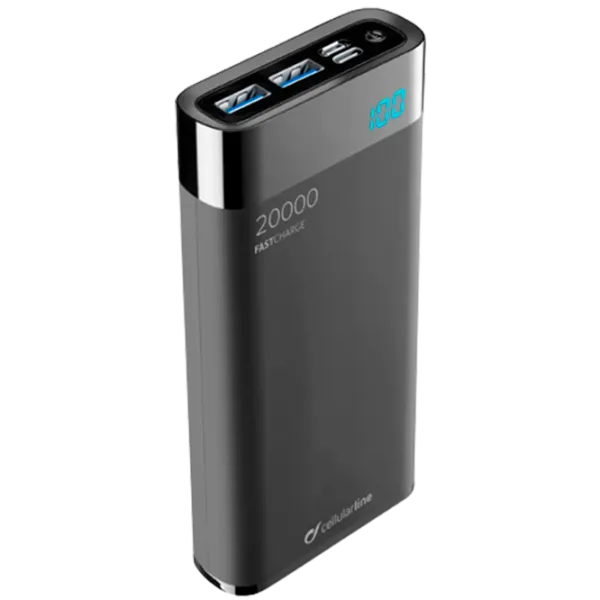 Power Bank Cellularline FREEPMANTA20HDK FreePower Manta HD 20000 mAh/ Black photo 2 Power Bank Cellularline FREEPMANTA20HDK FreePower Manta HD 20000 mAh/ Black photo 2