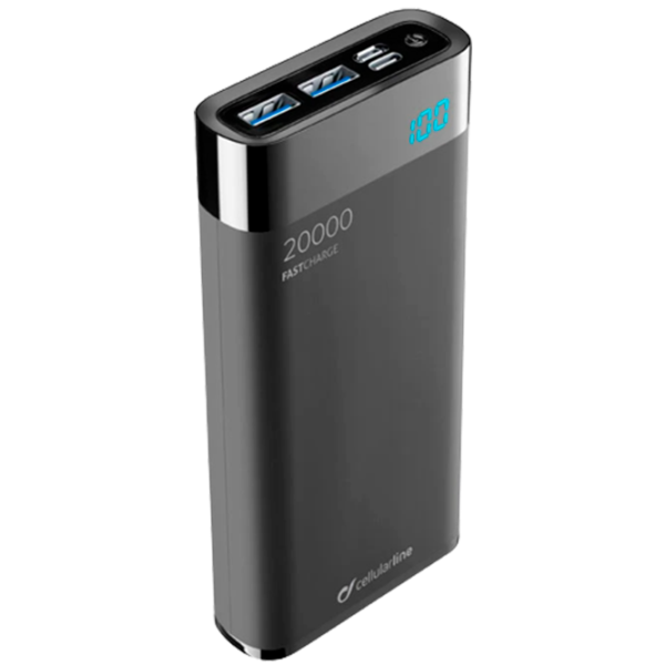 Power Bank Cellularline FREEPMANTA20HDK FreePower Manta HD 20000 mAh/ Black photo 2 Power Bank Cellularline FREEPMANTA20HDK FreePower Manta HD 20000 mAh/ Black photo 2