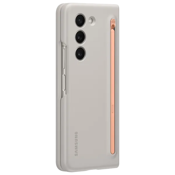 Чехол для смартфона Samsung Galaxy Z Fold 5 Samsung/ Back/ TPU/ Sand Белый photo 3