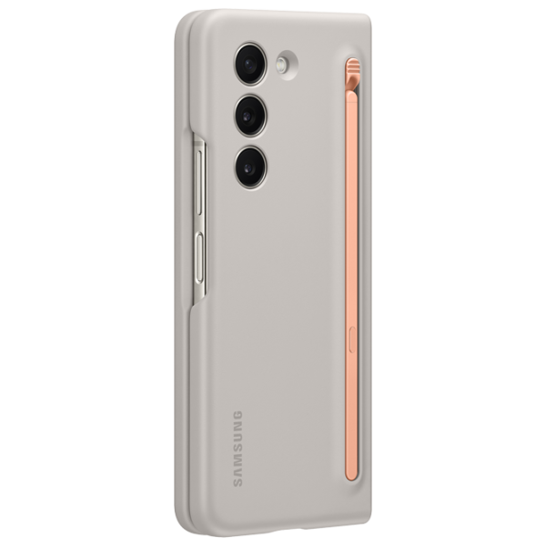 Чехол для смартфона Samsung Galaxy Z Fold 5 Samsung/ Back/ TPU/ Sand Белый photo 3