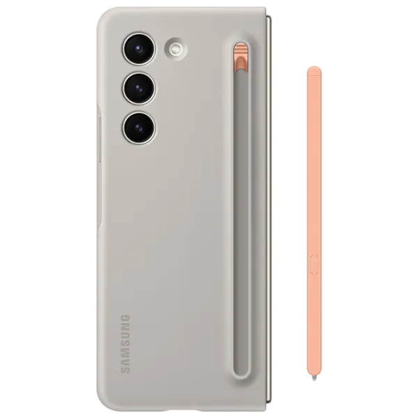 Чехол для смартфона Samsung Galaxy Z Fold 5 Samsung/ Back/ TPU/ Sand Белый photo 4