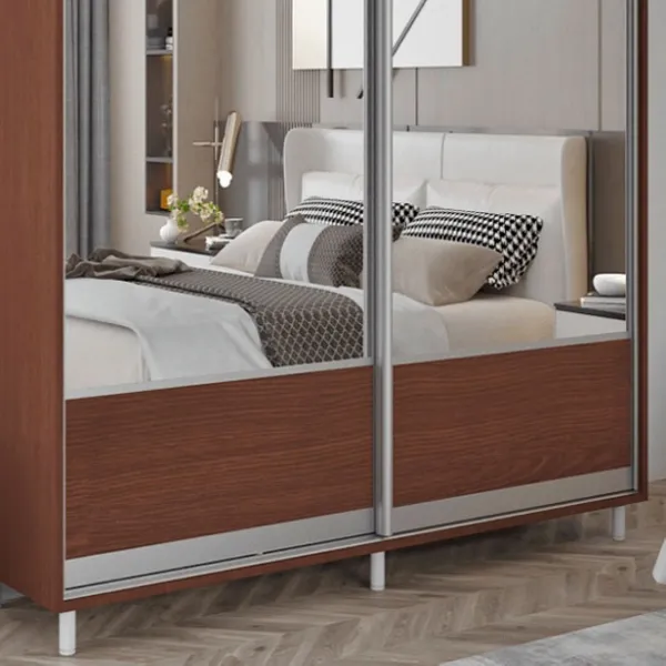Dulap pentru haine Glisant Mobildor-Lux ARON P 1100 K1 2226 110 x 60 x 220 / DSP / Wenghe photo 3 Dulap pentru haine Glisant Mobildor-Lux ARON P 1100 K1 2226 110 x 60 x 220 / DSP / Wenghe photo 3