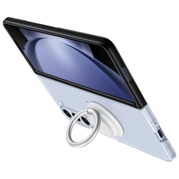 Чехол для смартфона Samsung Galaxy Z Fold 5 Samsung/ Back/ ТПУ/ Черный Прозрачный photo 3