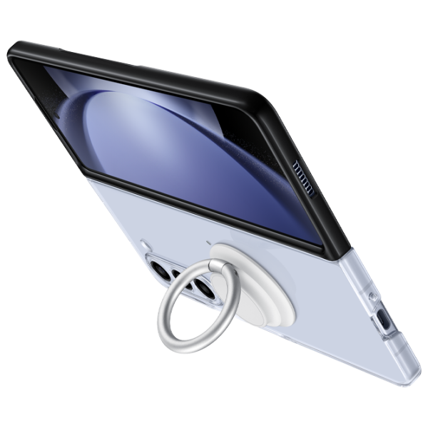 Чехол для смартфона Samsung Galaxy Z Fold 5 Samsung/ Back/ ТПУ/ Черный Прозрачный photo 3