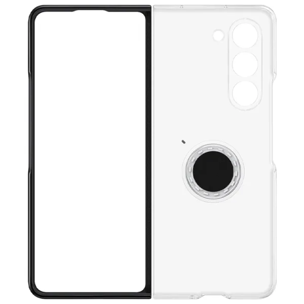 Чехол для смартфона Samsung Galaxy Z Fold 5 Samsung/ Back/ ТПУ/ Черный Прозрачный photo 5