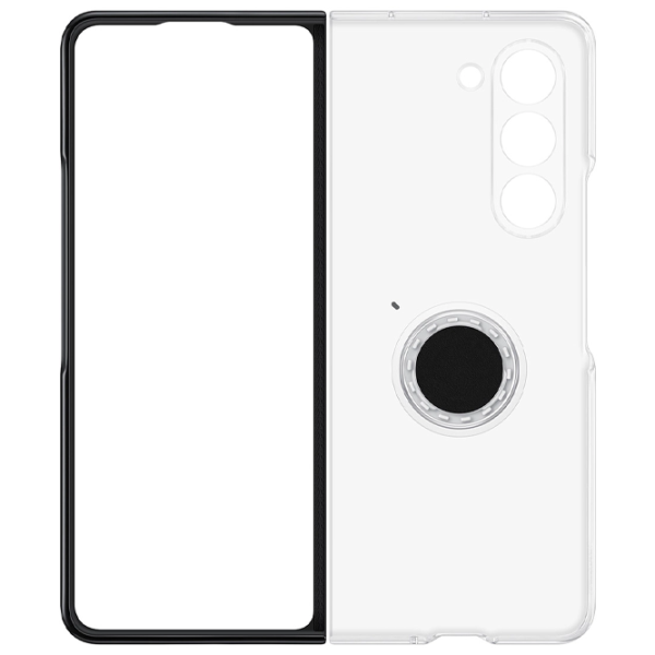 Чехол для смартфона Samsung Galaxy Z Fold 5 Samsung/ Back/ ТПУ/ Черный Прозрачный photo 5