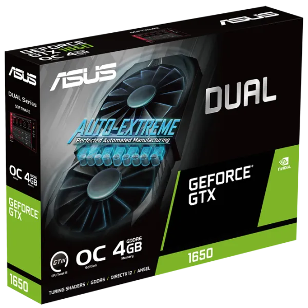 Placă video Asus GeForce GTX 1650 Dual OC P  / 4 GB photo 6